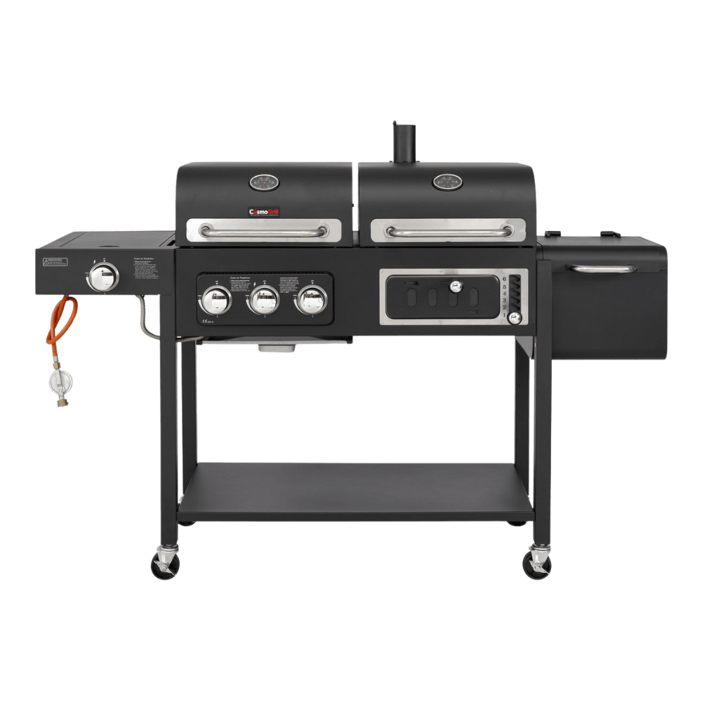 CosmoGrill Duo Dual Fuel BBQ Gas Charcoal BBQ