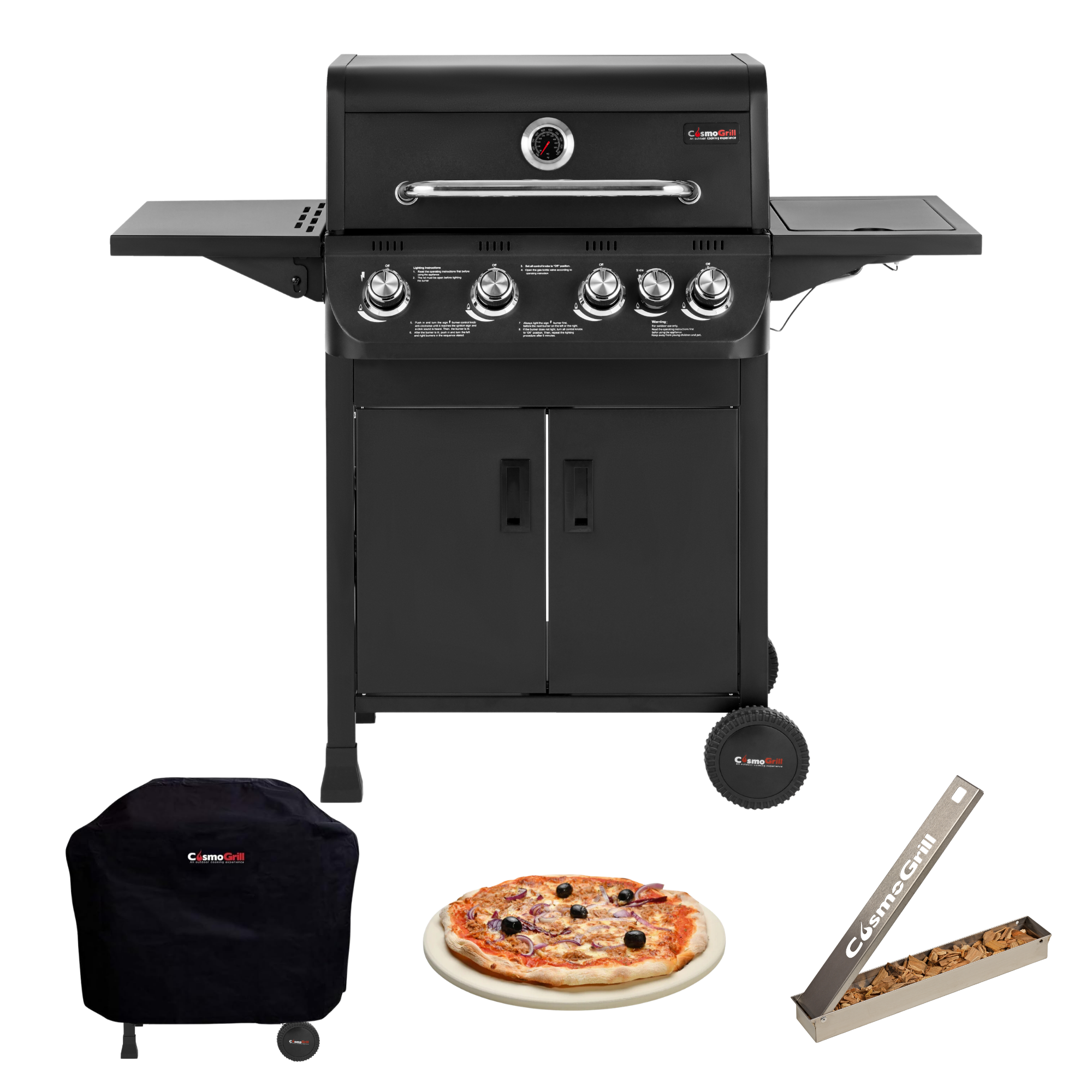 Emberr 4+1 Gas Barbecue (Exclusive Bundle)