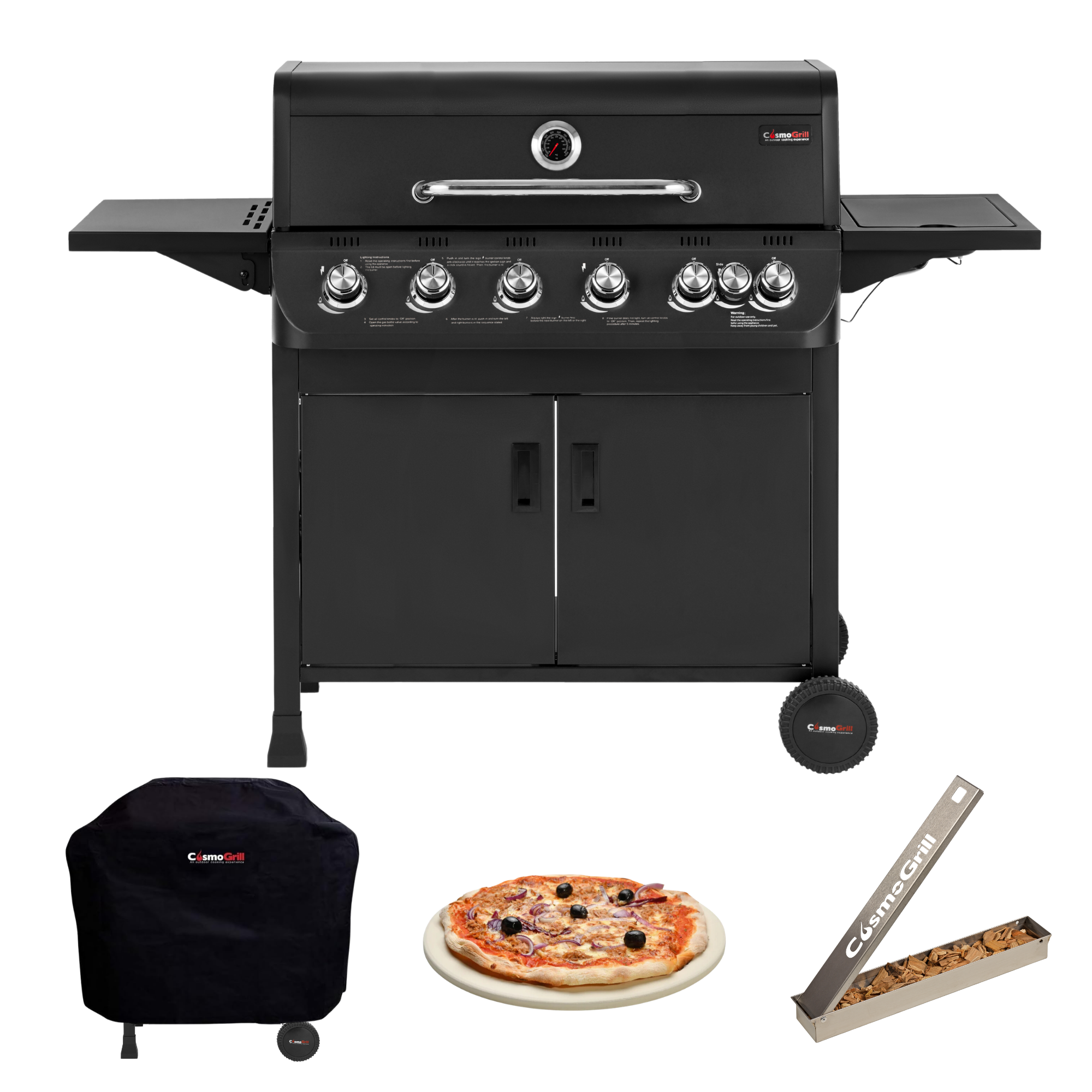 Emberr 6+1 Gas Barbecue (Exclusive Bundle)