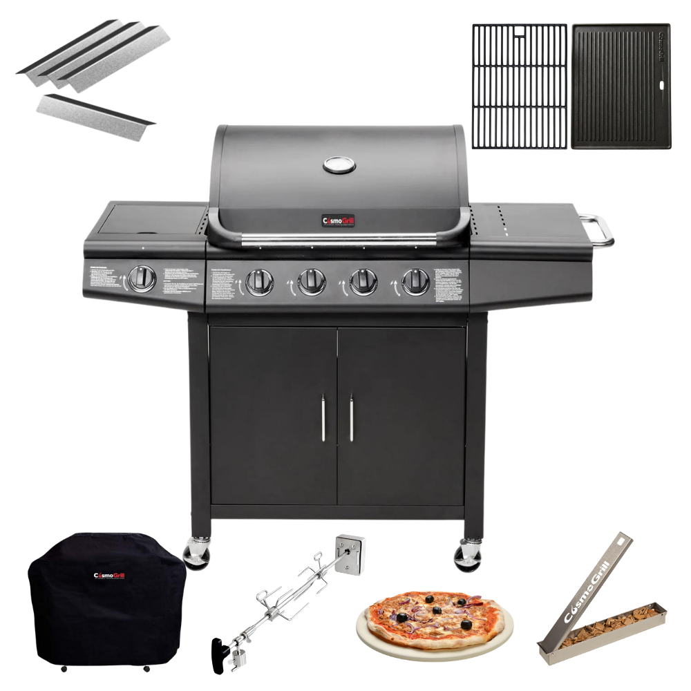 #Option_Pro 4+1 Gas BBQ Ultimate Bundle