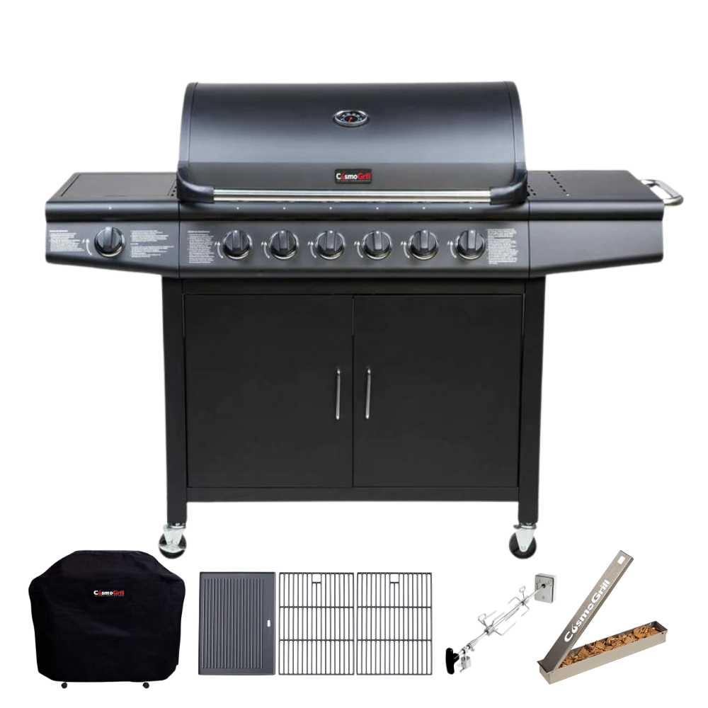 Pro 6+1 Gas Barbecue (Ultimate Bundle)