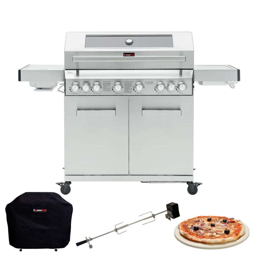 Platinum Yamara 6+2 Gas Barbecue (Exclusive Bundle)