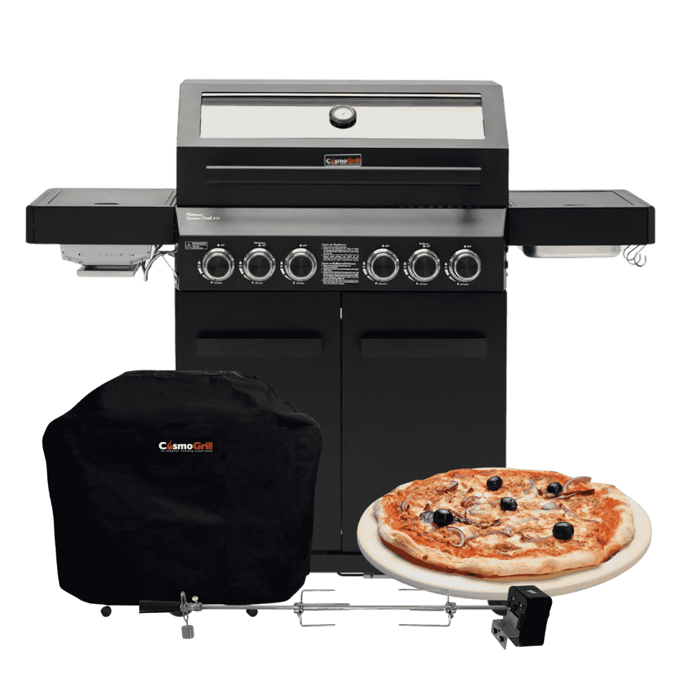 Platinum Yamara Dark 4+2 Gas Barbecue (Halloween Exclusive Bundle)