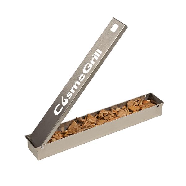 Universal Stainless Steel BBQ Smoker Box | CosmoGrill Accessories