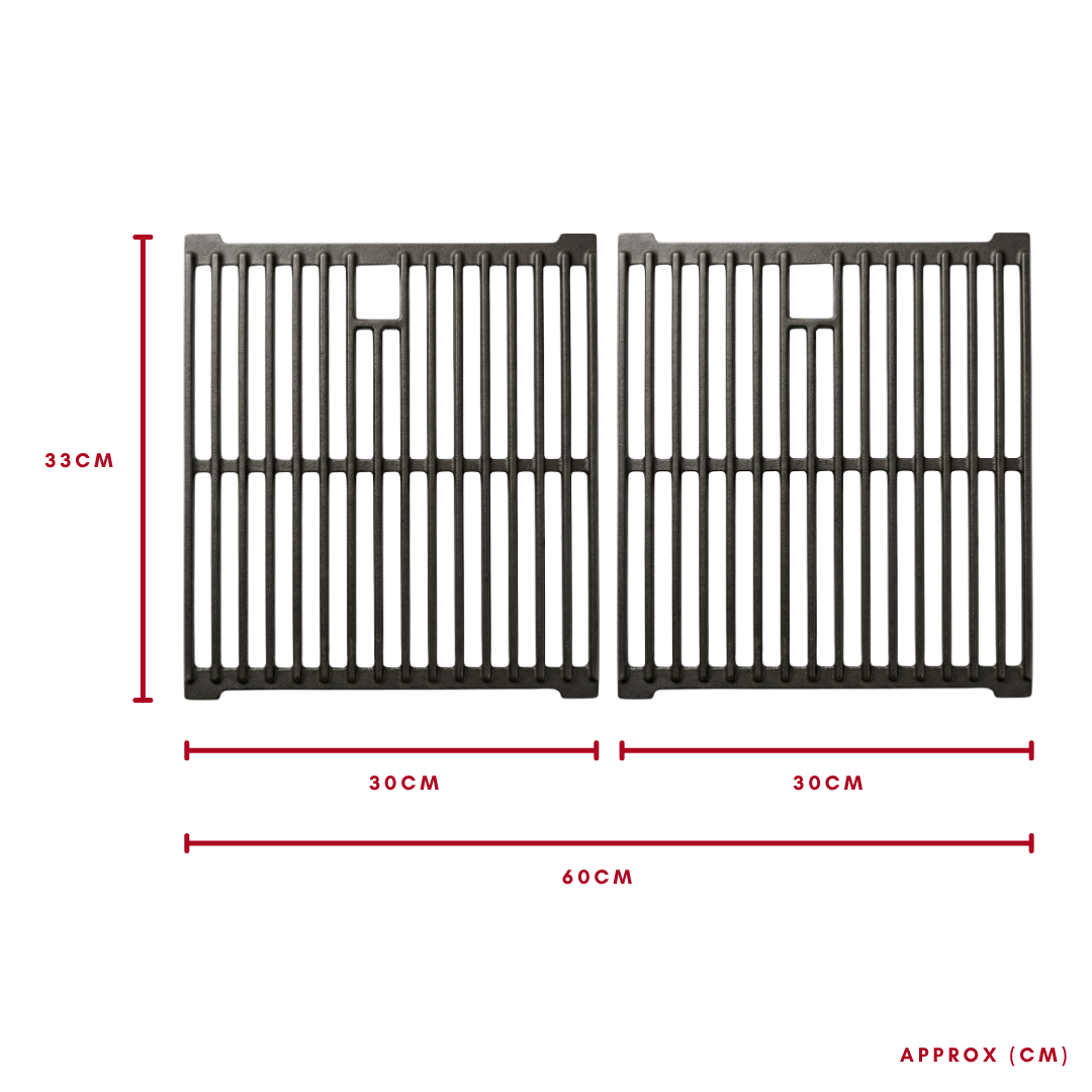 Cast Iron Grill Grate Set for Original 4+1
