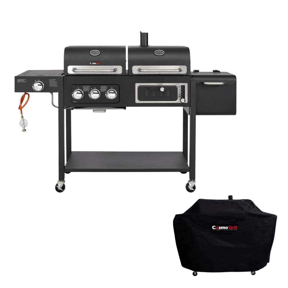 Dual gas and charcoal bbq best sale