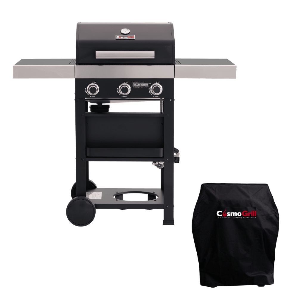 #Option_Wabaya 3 Gas BBQ and Cover