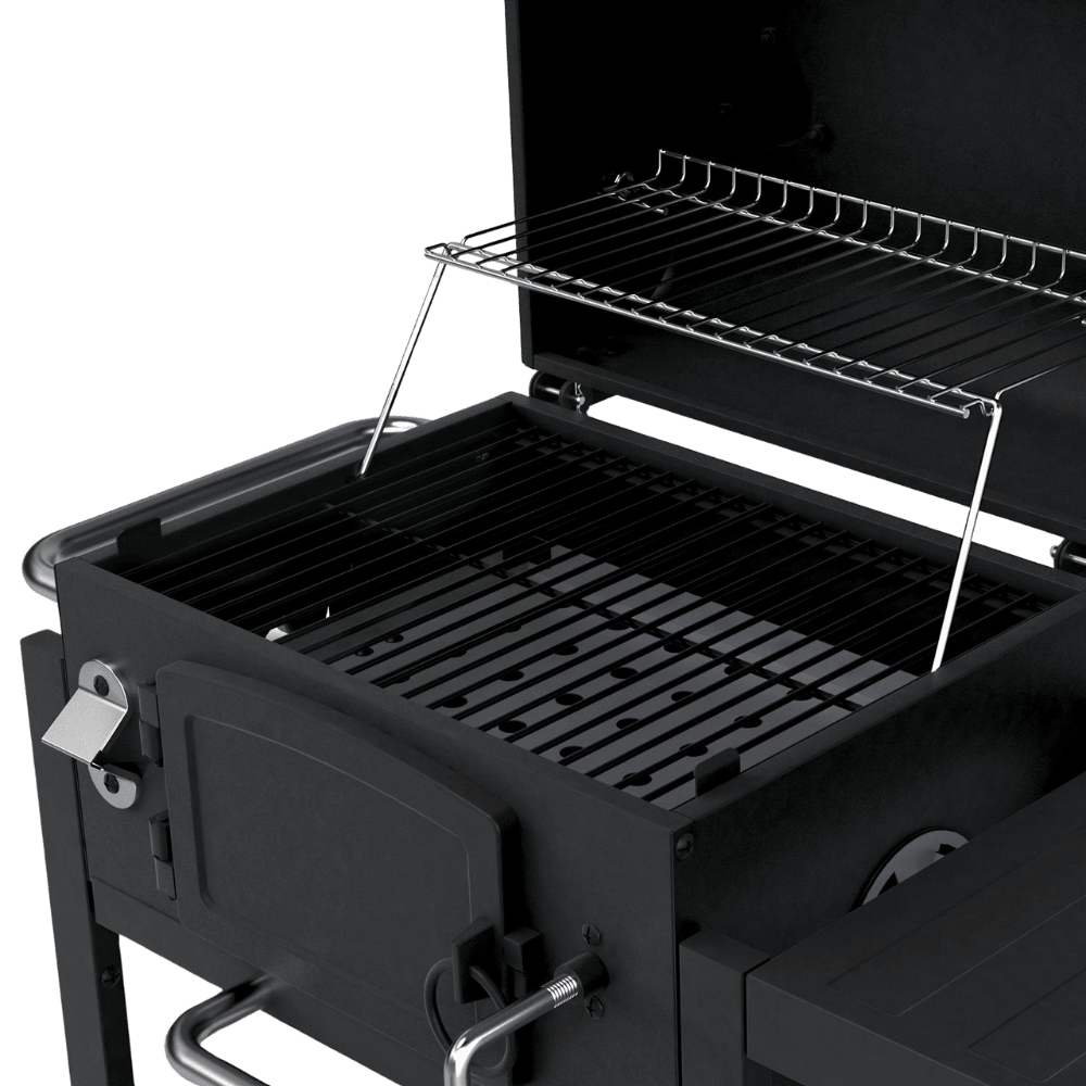 Cosmo Grill XL Charcoal Smoker BBQ with Enamelled Steel Grates