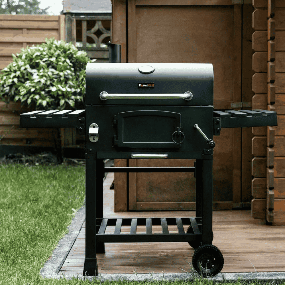 CosmoGrill XL Outdoor Smoker Charcoal BBQ for Outdoor Cooking