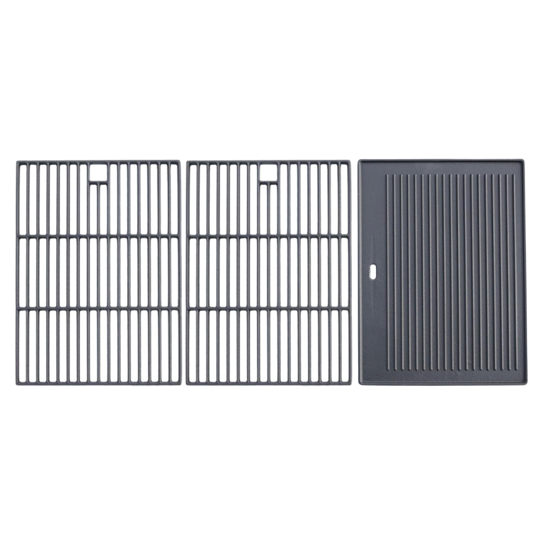 Cast Iron Reversible Griddle and Grill Grate Set for Pro 6+1 - CosmoGrill