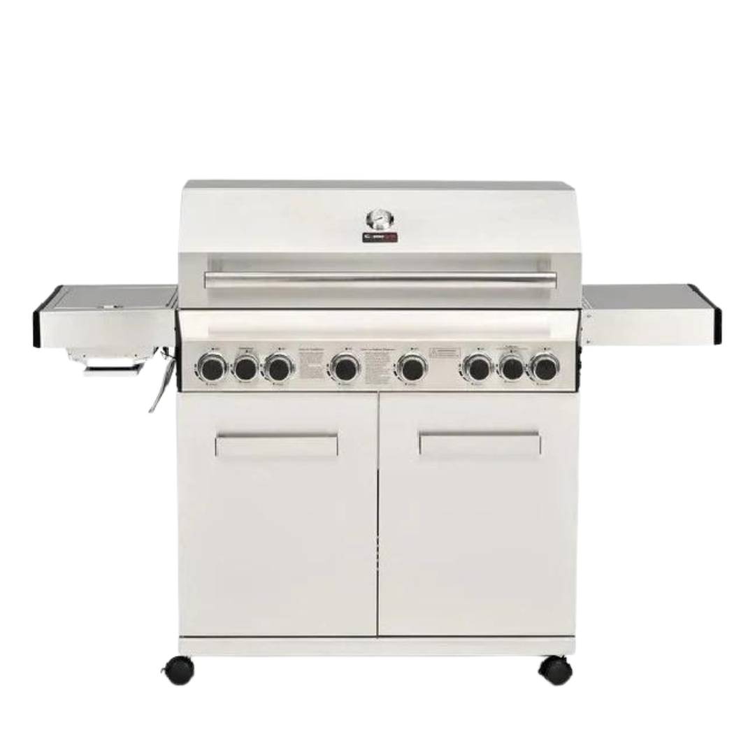 Platinum Stainless Steel 6+2 Gas Barbecue - CosmoGrill