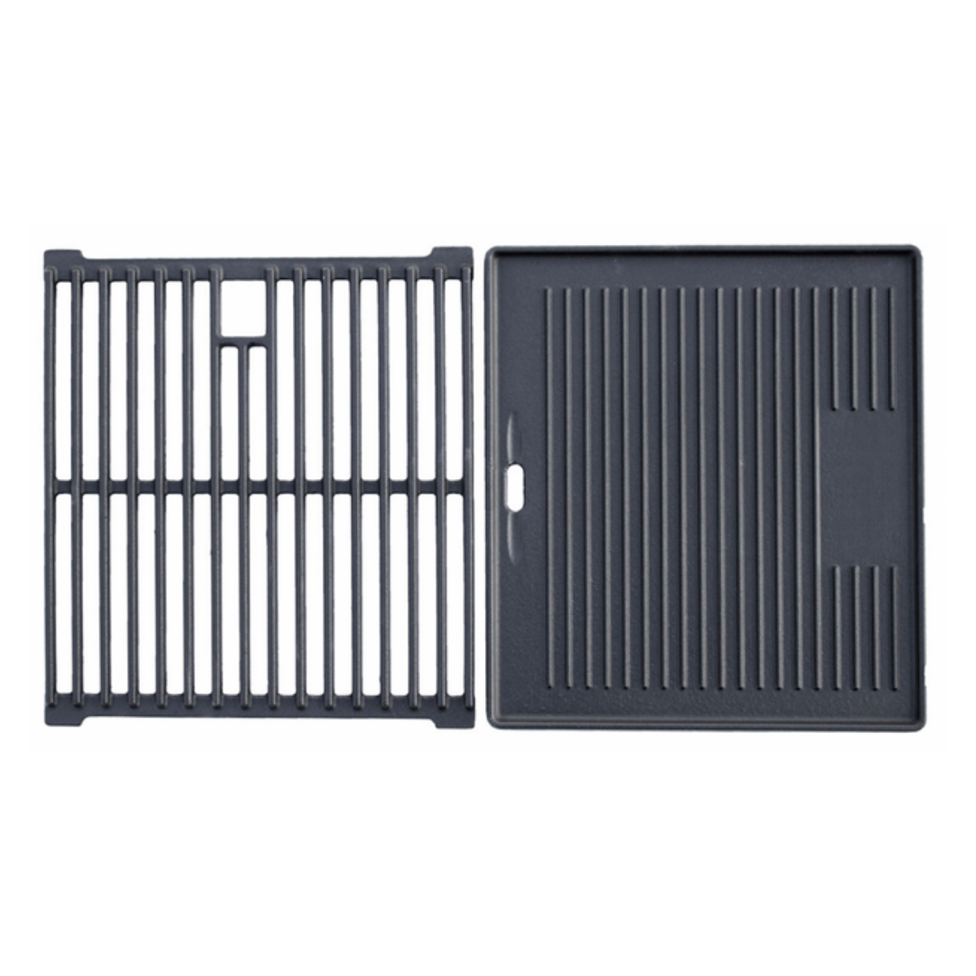 Cast Iron Reversible Griddle and Grill Grate Set for Original 4+1 - CosmoGrill
