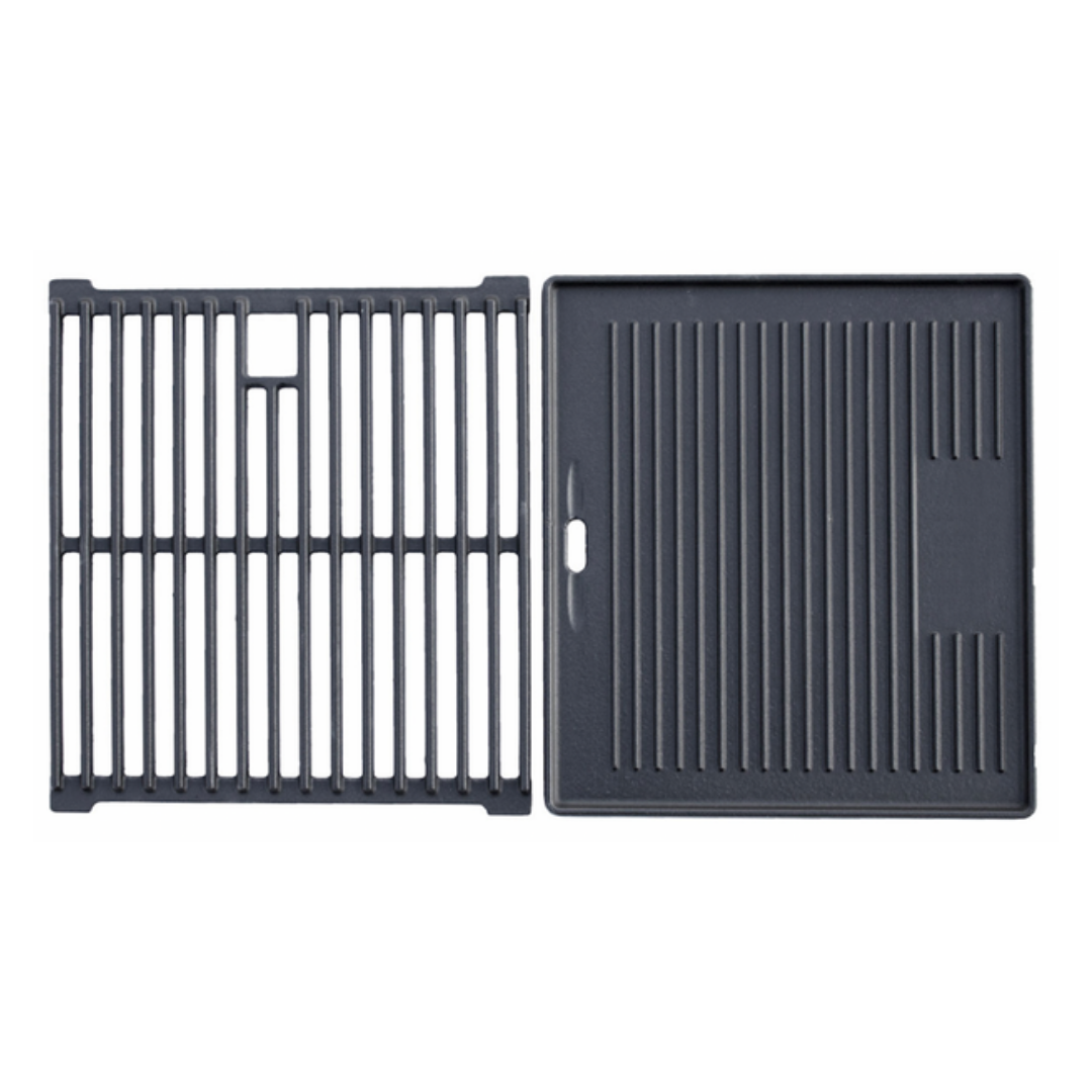 Cast Iron Reversible Griddle and Grill Grate Set for Original 4+1